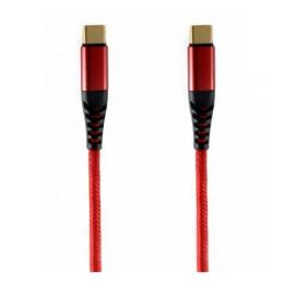 Дата-кабель Extradigital KBT1776 USB Type C (тато) - USB Type C (тато) 1m Red