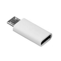 Перехідник Lapara LA-MALEmicroUSB-TYPEC-FEMALE microUSB (тато) - USB Type C (мама) White