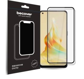Захисне скло BeCover Glass для Oppo Reno8 T Black (709771)
