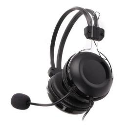 Накладні навушники A4Tech HU-35 Black провідні з мікрофоном