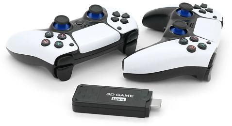 Ігрова приставка Voltronic U9pro dual system 8K/4K Ultra HD, 1GB RAM, 64G, Android 11.1 CPU:S905LX2, HDMI 2.1, 2 Геймпади, 10128 ІГР