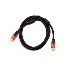 Відео-кабель Gresso GRHDMIMM2F5M HDMI(тато)HDMI(тато), 5m Black Red