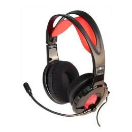 Накладні навушники Somic Danyin DT-2112 Black Red провідні з мікрофоном