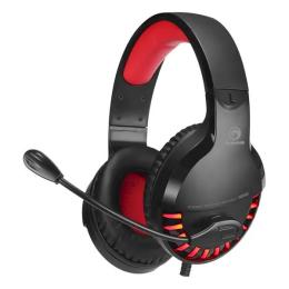 Накладні навушники MARVO HG8932 Black Red провідні з мікрофоном