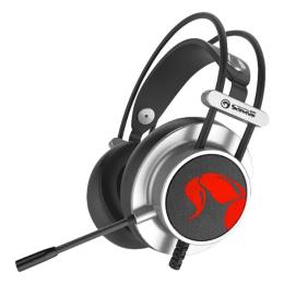 Накладні навушники MARVO HG9055 Black Silver провідні з мікрофоном