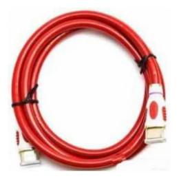 Відео-кабель Gresso GRHDMIMMNF3M HDMI(тато)HDMI(тато), 3m Red
