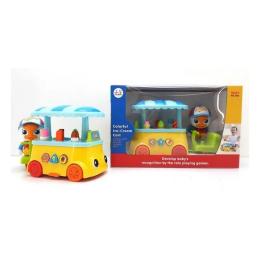 Розвиваюча іграшка для малюків Hola Toys Візок з морозивом 6101