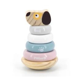 Розвиваюча іграшка для малюків Viga Toys Пірамідка PolarB Щеня 44042