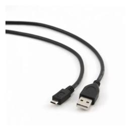 Дата-кабель Gresso GR1.0AMMICROBMNF 1m USB(тато) - microUSB(тато) Black