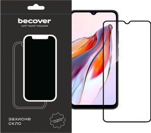 Захисне скло BeCover Glass для Tecno Spark 10C (KI5k) Black (709747)