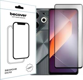 Захисне скло BeCover Glass для Tecno POVA 6 (LI7) Black (711580)