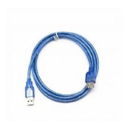 Дата-кабель Gresso GR3.0AMAFNF 3m USB(тато) - USB(мама) Blue