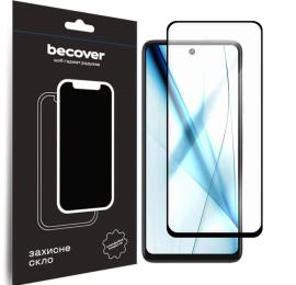 Захисне скло BeCover Glass для Tecno Spark 20 Pro (KJ6) Black (710653)