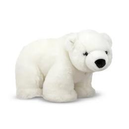 Мяка іграшка Melissa&amp;Doug Полярний ведмедик Леонід MD7609 White плюшева, 20 х 32 см