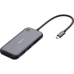 USB-хаб Verbatim Share My Screen (WDA-01) USB-C Gray (32146)