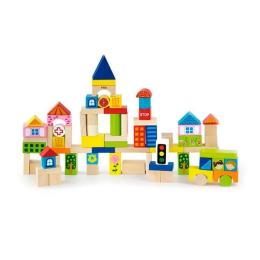 Конструктор Viga Toys Город (50287) Місто блоковий