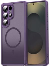 Чохол-накладка EpiK TPU Bloom with MagSafe для Samsung Galaxy S24 FE Purple