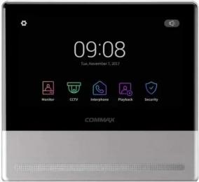 Відеодомофон Commax CDV-70QT Silver (21384)