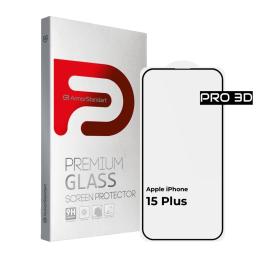 Захисне скло ArmorStandart Pro 3D для Apple iPhone 15 Plus Black (ARM68218)