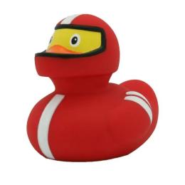 Іграшка для купання FunnyDucks Качка Гонщик червоний (L1869)