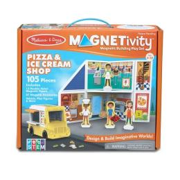 Розвиваюча іграшка для малюків Melissa&amp;Doug Магнітний набір Магазин піци та морозива MD30658