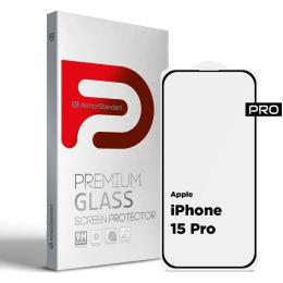 Захисне скло ArmorStandart Pro для Apple iPhone 15 Pro Black (ARM71484)