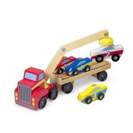 Іграшкова машинка Melissa&amp;Doug MD19390 Магнітний деревяний автонавантажувач