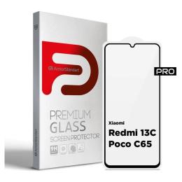 Захисне скло ArmorStandart Pro для Xiaomi Redmi 13C 4G/Poco C65 Black (ARM73151)