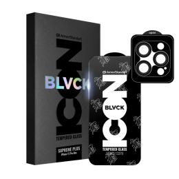 Захисне скло ArmorStandart Supreme Plus Black Icon для Apple iPhone 15 Pro Max Black (ARM71140)