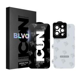 Захисне скло ArmorStandart Supreme Set Black Icon для Apple iPhone 15 Pro Black (ARM74187)