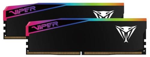 Оперативна память Patriot 32GB (2x16GB) DDR5 6000 MHz CL28 Viper Elite 5 Ultra RGB Black (VEUR532G6028K)