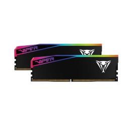 Оперативна память Patriot 64GB (2x32GB) DDR5 6400 MHz CL32 Viper Elite 5 Ultra RGB Black (VEUR564G6432K)