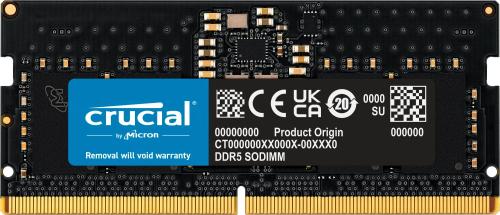 Оперативна память Micron 8GB SO-DIMM DDR5 4800 MHz (CT8G48C40S5)