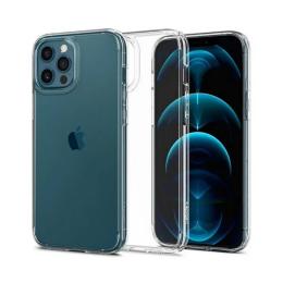 Чохол-накладка Spigen Crystal Hybrid для iPhone 12 Pro Max Transparent