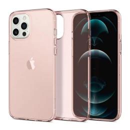 Чохол-накладка Spigen Crystal Flex для iPhone 12 Pro Max Clear Pink
