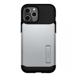 Чохол-накладка Spigen Slim Armor для iPhone 12 Pro Max Black Silver