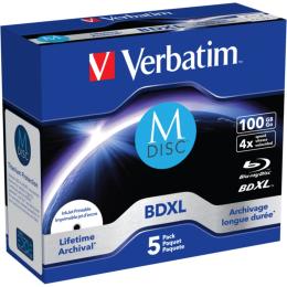 Диск Verbatim M-Disc BDXL 4x 100GB 5 шт (43834)