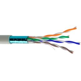 Вита пара OK-Net КПВЭ-ВП (200) 4 * 2 * 0, 51 (F/UTP-cat.5E) 100 м Gray