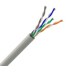 Вита пара OK-Net КПВ-ВП (100) 4 * 2 * 0, 46 (U/UTP-cat.5Е-SL) 305м Gray