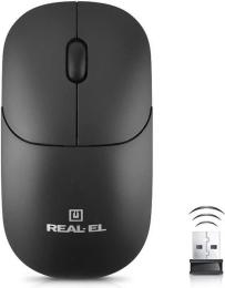 Мишка REAL-EL RM-311W Black
