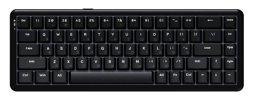 Клавіатура Ajazz AK680 MAX Magnetic Switch RGB USB Black (AK680-WM-B-A) Eng/Ukr