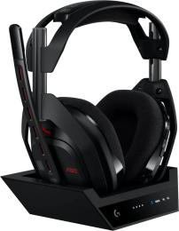 Накладні навушники Logitech Astro A50 Gen 5 LIGHTSPEED Wireless Gaming Headset Black + Base Station (939-002224)