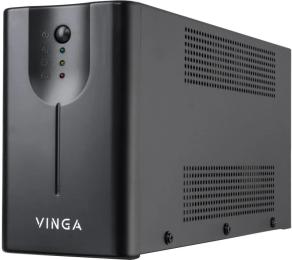 Джерело безперебійного живлення Vinga LED 600VA metal case with USB (VPE-600MU)