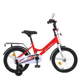 Велосипед дитячий Prof1 MB 18031-1, 18 дюймів, червоно-білий