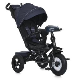 Дитячий триколісний велосипед Turbo Trike MT 1007-9 темно-синій