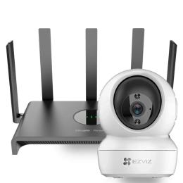 Маршрутизатор Ruijie Reyee RG-EW1300G + Ezviz CS-H6c Black