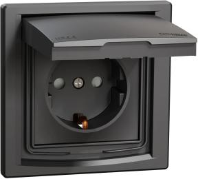 Розетка Schneider Electric Asfora (EPH3100371) Antracite