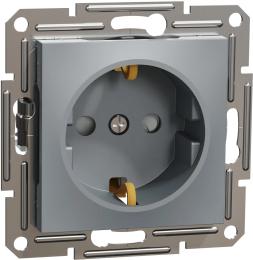 Розетка Schneider Electric Asfora (EPH2900262) Steel (EPH2900262)