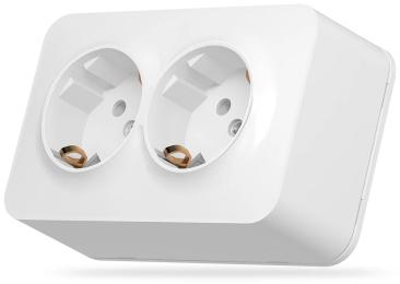 Розетка Videx BINERA IP20 G White (VF-BNS22G-W)
