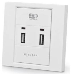 Розетка REAL-EL CW-202 White USB